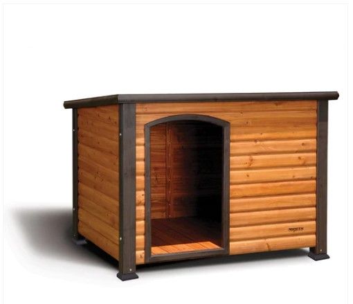 Photo 1 of **SEE NOTES**
Petmate Petmate Precision Extreme Outback Log Cabin Dog House, Large, Natural Wood (7027013)
