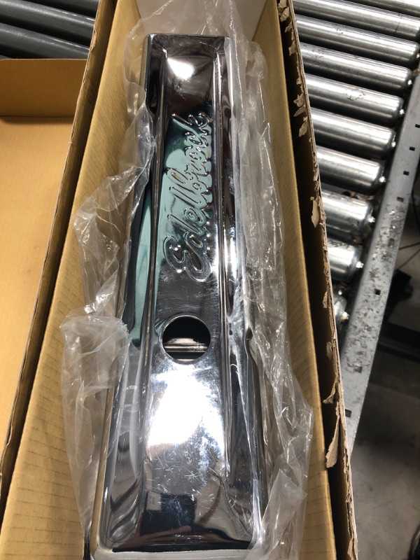 Photo 1 of Edelbrock 4649 Signature Series Chrome Valve Cover