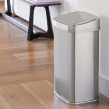 Photo 1 of 13.2 Gallons Steel Motion Sensor Trash Can
