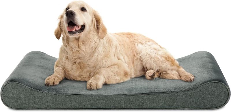 Photo 1 of  XL Orthopedic Dog Bed for Extra Large Dogs, Washable Memory Foam Dog Beds, Dog Couch Bed with Comfy Bolster