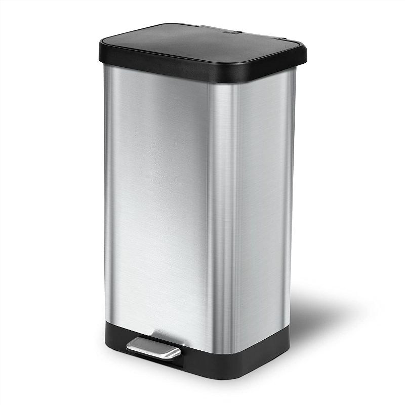 Photo 1 of  Stainless Steel Step Trash Can