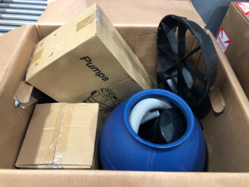 Photo 1 of HYDROTOOLS By SWIMLINE Pool Sand Filter Pump For Above Ground & Inground Pool | 12 Inch Cleaner System 1/3 HP (0.3 THP) Horsepower 1980 GPH |For Pools Up To 8000 Gallons Intex Bestway Compatible 71225