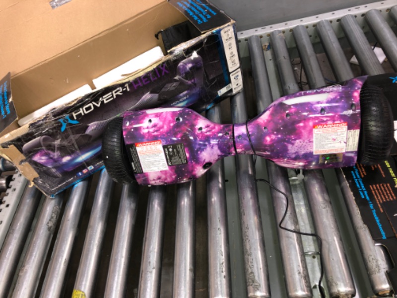 Photo 5 of ****READ NOTES**** Hover-1 Helix Electric Hoverboard | 7MPH Top Speed, 4 Mile Range, 6HR Full-Charge, Built-in Bluetooth Speaker, Rider Modes: Beginner to Expert Hoverboard Galaxy