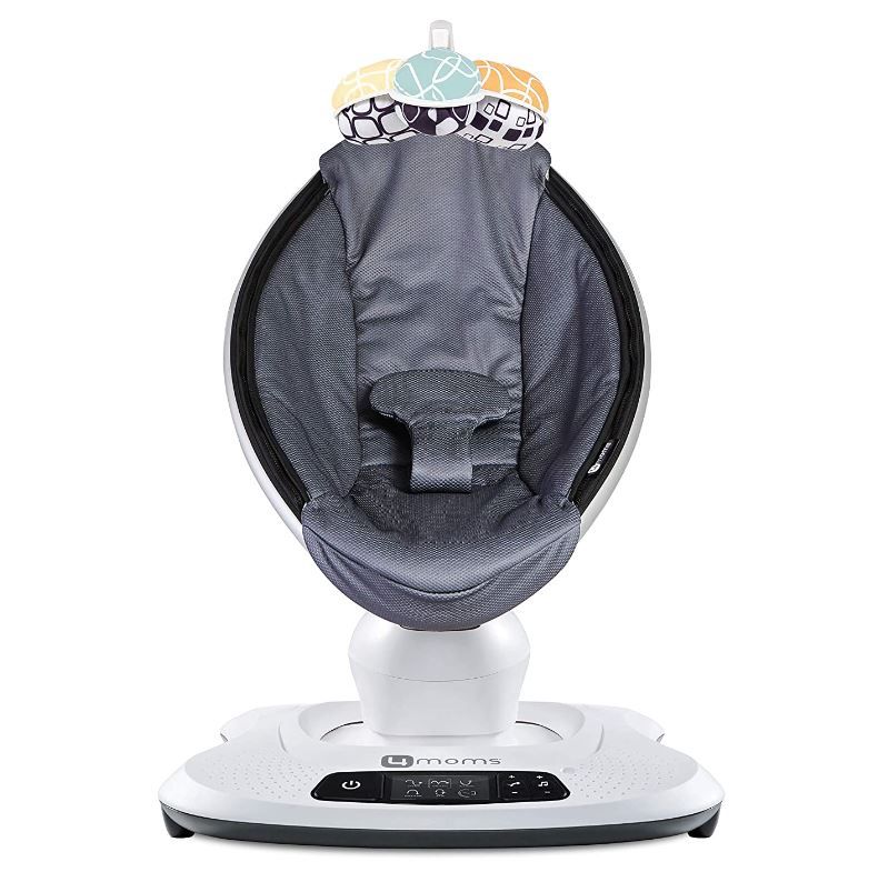 Photo 1 of 4moms MamaRoo Multi-Motion Baby Swing, Bluetooth Baby Swing with 5 Unique Motions, Black
