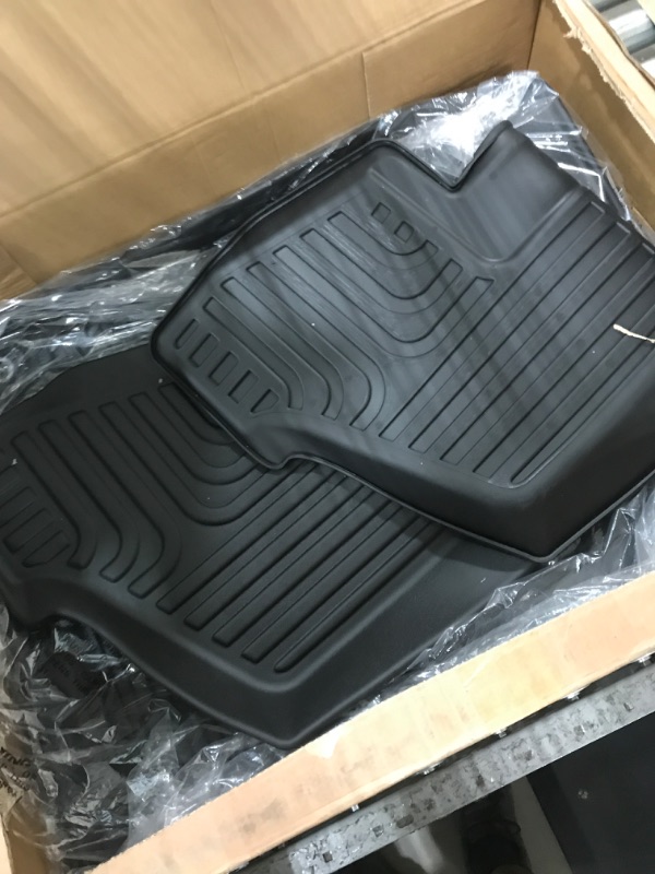 Photo 3 of AUSIER Floor Mats Compatible with 2016-2022 Honda Pilot 8 Passenger Model (No Elite Models), Durable, Non-Slip, All Weather TPE Driver and Passenger Side Liner, 2nd and 3rd Row Full Set Liners