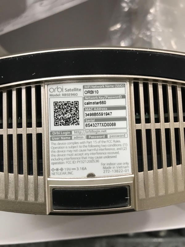 Photo 3 of NETGEAR Orbi Quad-Band WiFi 6E Mesh System (RBKE963), Router with 2 Satellite Extenders, Coverage up to 9,000 sq. ft, 200 Devices, 10 Gig Internet Port, AXE11000 802.11 Axe (Up to 10.8Gbps) WiFi 6E | 