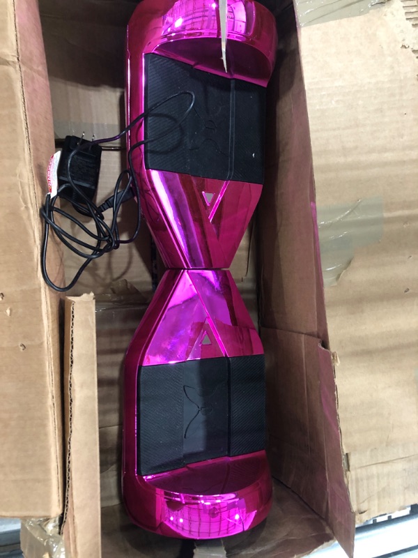 Photo 3 of *PARTS ONLY *Hover-1 Dream Electric Hoverboard | 7MPH Top Speed, 6 Mile Range, Long Lasting Lithium-Ion Battery, 5HR Full Charge, Rider Modes: Beginner to Expert Hoverboard Pink