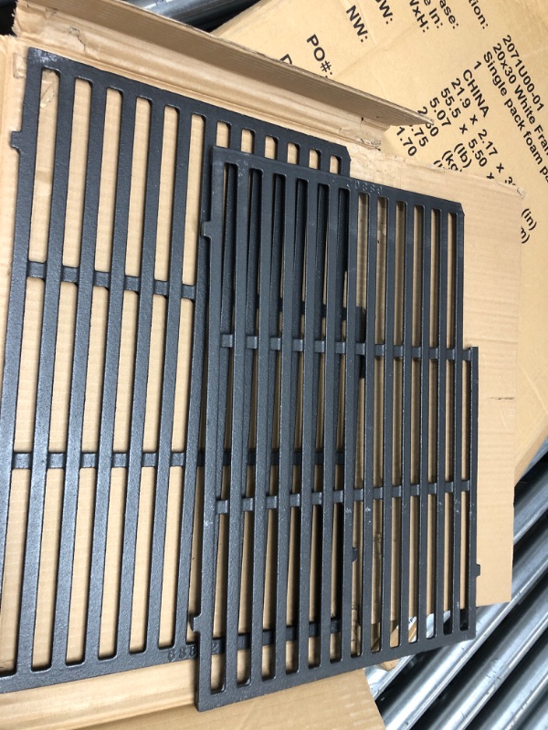 Photo 1 of 2 Pack 18x12'' Cast Iron Grills 