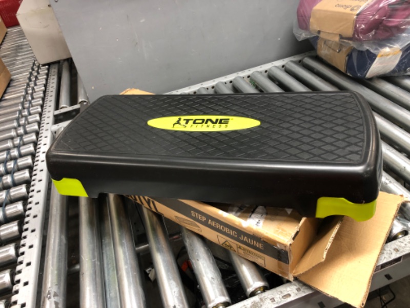 Photo 1 of Tone Fitness Aerobic Step Platform | Exercise Step | Full and Compact Sizes Yellow