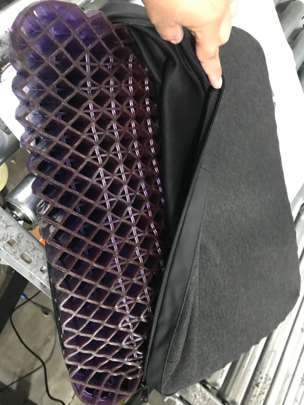 Photo 1 of Purple Royal Seat Cushion - Seat Cushion for The Car Or Office Chair - Temperature Neutral Grid