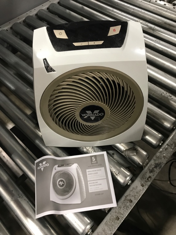 Photo 2 of "ITEM NOT FUNCTIONAL, FOR PARTS ONLY" Vornado AVH10 Vortex Heater with Auto Climate Control, 2 Heat Settings, Fan Only Option, Digital Display, Advanced Safety Features, Whole Room, White AVH10 — Auto Climate Heater