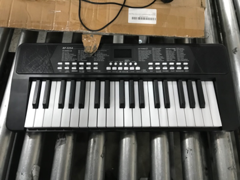 Photo 1 of Beginners Piano Keyboard 37 Keys Portable Electronic Keyboard Piano Built-in Rechargeable Battery Kids Piano with Headphone Jack Learning Musical Instruments Gifts for 3 4 5 6 7 Boys Girls