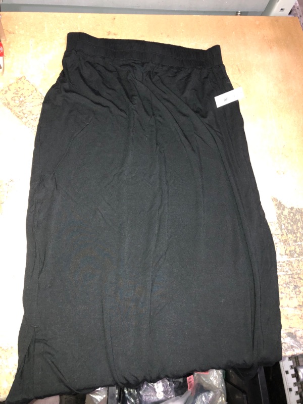 Photo 2 of Amazon Essentials Women's Pull-On Knit Midi SKIRT Small Black