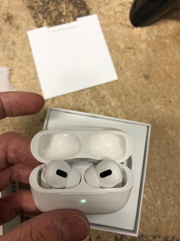 Photo 3 of **NEW/NOT ACTUAL AIRPODS**  Wireless Earbuds, Bluetooth 5.1 Earphones Noise Cancelling Wireless Headphones 30H Cycle Playtime Hi-Fi Stereo Sound Sweatproof Touch Control Earphones with mic, in-Ear Headset for Android/iPhone white pro