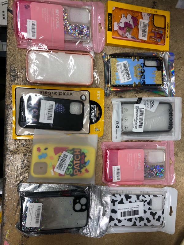 Photo 1 of **NEW** Bundle of 10 Miscellaneous Smart Phone Cases