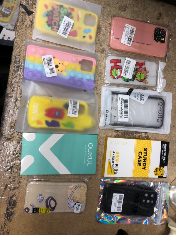 Photo 1 of **NEW** Bundle of 10 Miscellaneous Smart Phone Cases