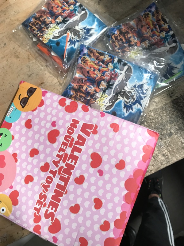 Photo 1 of 4 pack 44 Pcs Dragon Ball Theme Birthday Party Decorations Kit Party Supplies Pack for Adult Baby Shower Included Cake Cupcake Toppers Balloon and Banner 3 pack and 28 Pack Kids Valentines Day Gift Novelty Toy Set Includes Foam Planes,Shutter Shades,Bubbl