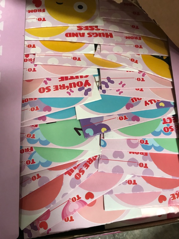 Photo 2 of 28 Pack Kids Valentines Day Gift Novelty Toy Set Includes Foam Planes,Shutter Shades,Bubble Wands,Sticky Hands,Spring Toys,for Classroom Exchange Prizes,Valentine Party Favors,Valentine‘s Gifts