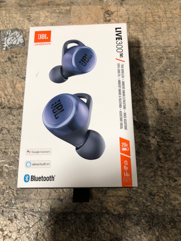 Photo 3 of JBL LIVE 300, Premium True Wireless Headphone, Blue (Renewed)
