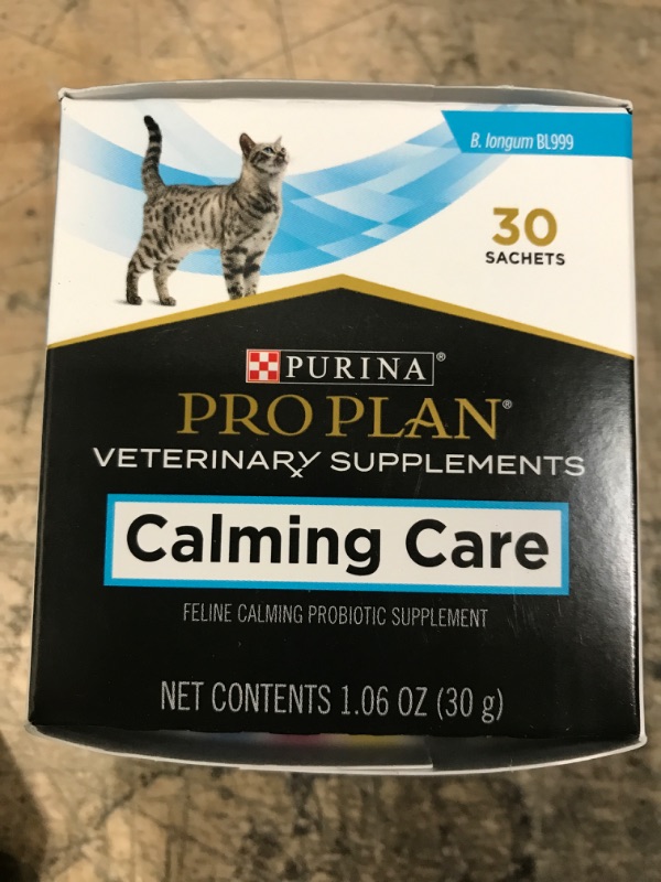 Photo 2 of (BEST BY: 05/2024) Purina Pro Plan Veterinary Supplements Calming Care Cat Supplements - 30 ct. Box CAT 30 Count (Pack of 1)