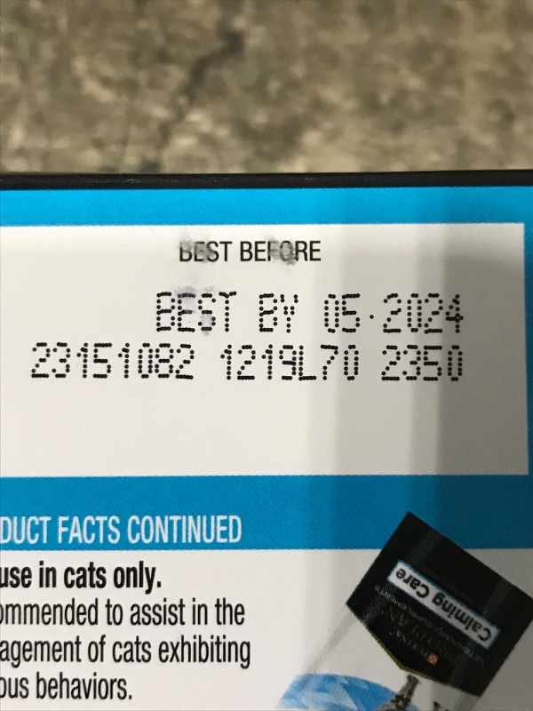 Photo 3 of (BEST BY: 05/2024) Purina Pro Plan Veterinary Supplements Calming Care Cat Supplements - 30 ct. Box CAT 30 Count (Pack of 1)