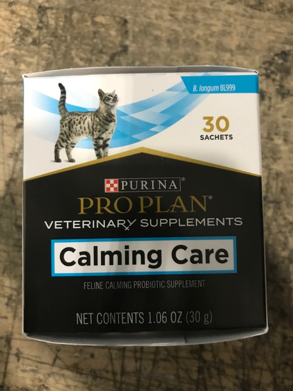 Photo 2 of (BEST BY: 05/2024) Purina Pro Plan Veterinary Supplements Calming Care Cat Supplements - 30 ct. Box CAT 30 Count (Pack of 1)