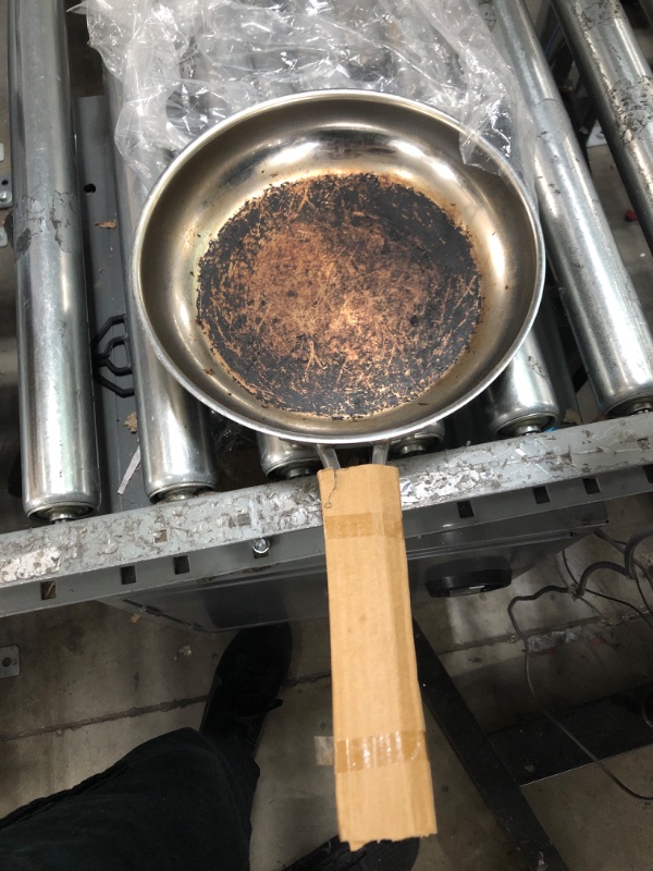 Photo 2 of *USED*  Misen Stainless Steel Frying Pan - 5 Ply Steel Skillet - Professional Grade Pans for Cooking - 10 Inch Cooking Surface