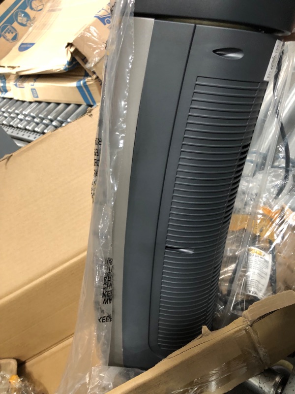 Photo 1 of Lasko 1500W Digital Ceramic Space Heater with Remote, 755320, Silver