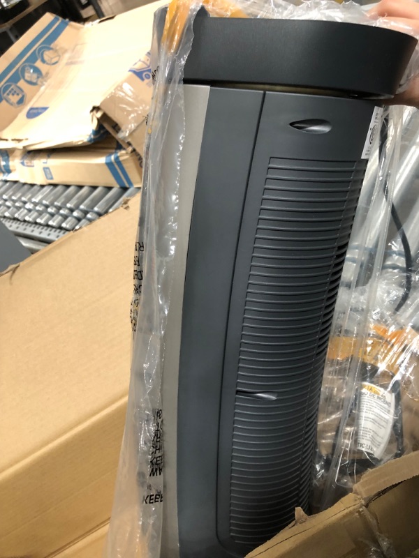 Photo 1 of Lasko 1500W Digital Ceramic Space Heater with Remote, 755320, Silver