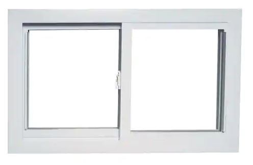 Photo 1 of 31.75 in. x 13.75 in. 60001 Series Left-Hand Slider Vinyl Window - Insulated
