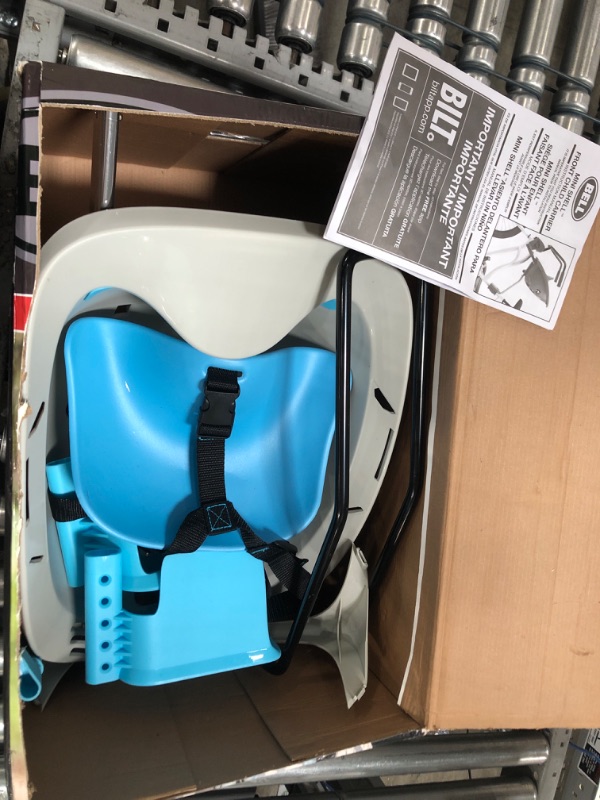 Photo 1 of Bell Front and Rear Child Bike Seats Gray Mini Shell Front Carrier