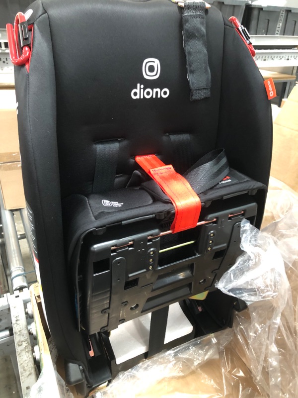 Photo 2 of Diono Radian 3R, 3-in-1 Convertible Car Seat, Rear Facing & Forward Facing, 10 Years 1 Car Seat, Slim Fit 3 Across, Jet Black
