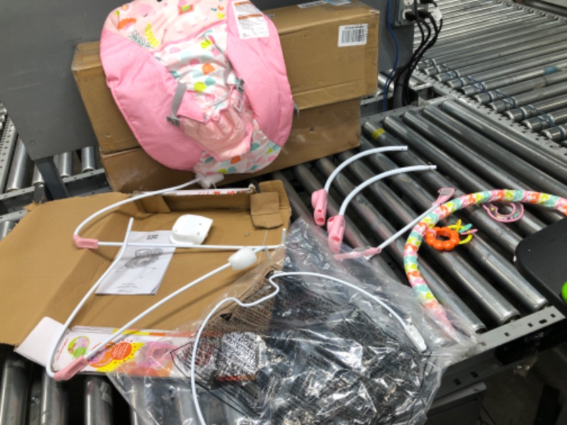 Photo 1 of Bright Starts Fanciful Fantasy Unicorn 3-Point Harness Vibrating Baby Bouncer with -Toy bar