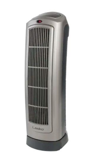 Photo 1 of Lasko 1500W Digital Ceramic Space Heater , 755320, Silver