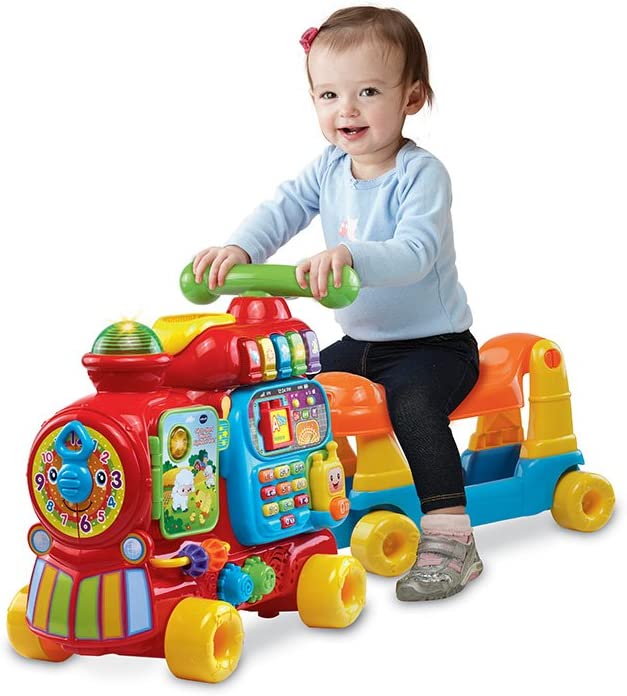 Photo 1 of VTech Sit-To-Stand Ultimate Alphabet Train (Frustration Free Packaging) , Red
