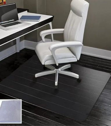 Photo 1 of SHAREWIN Office Chair Mat for Hard Floors 45"x53" in Clear PVC Protector Mat
