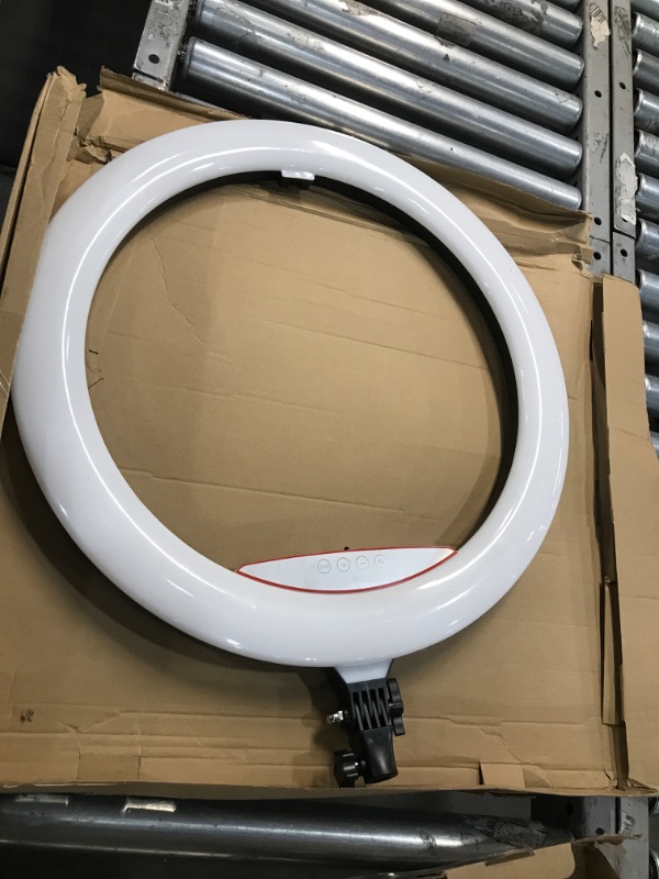 Photo 3 of 22" LED Ring Light, with 75" Tripod/Touch Screen/Wireless Remote, Adjustable 3000K-6500K Color Temperature, for YouTube Facebook Live TikTok Video Recording Vlog