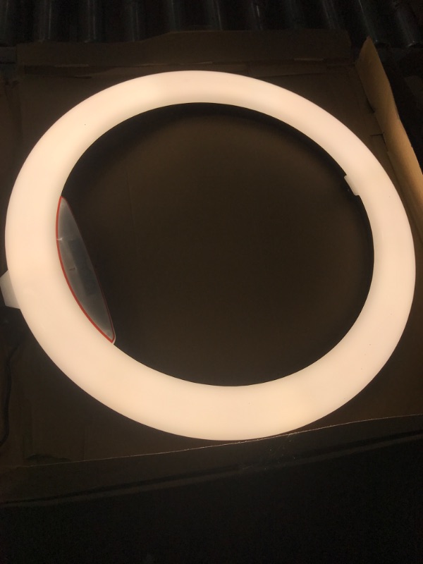 Photo 5 of 22" LED Ring Light, with 75" Tripod/Touch Screen/Wireless Remote, Adjustable 3000K-6500K Color Temperature, for YouTube Facebook Live TikTok Video Recording Vlog