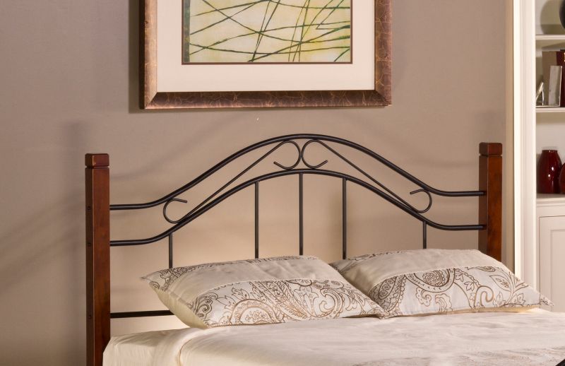 Photo 1 of **SEE NOTES**
Hillsdale Matson Headboard in Cherry & Black - (Full/Queen/Without Bed Frame)
