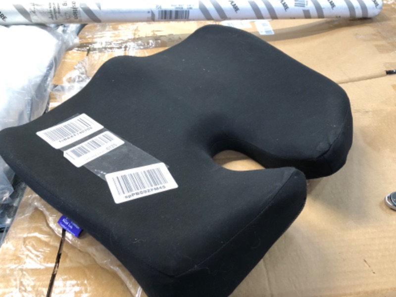 Photo 2 of Cushion Lab Patented Pressure Relief Seat Cushion for Long Sitting Hours on Office & Home Chair - Extra-Dense Memory Foam for Soft Support. Car &...
