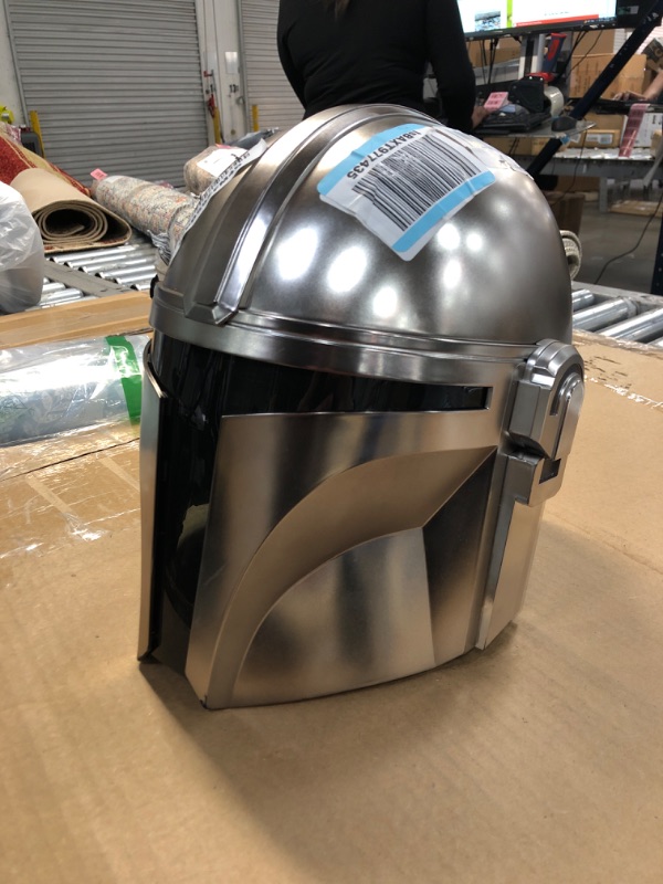 Photo 2 of  Mandalorian Helmet The Armorer Mask for SW Series Halloween Cosplay Costume Accessories