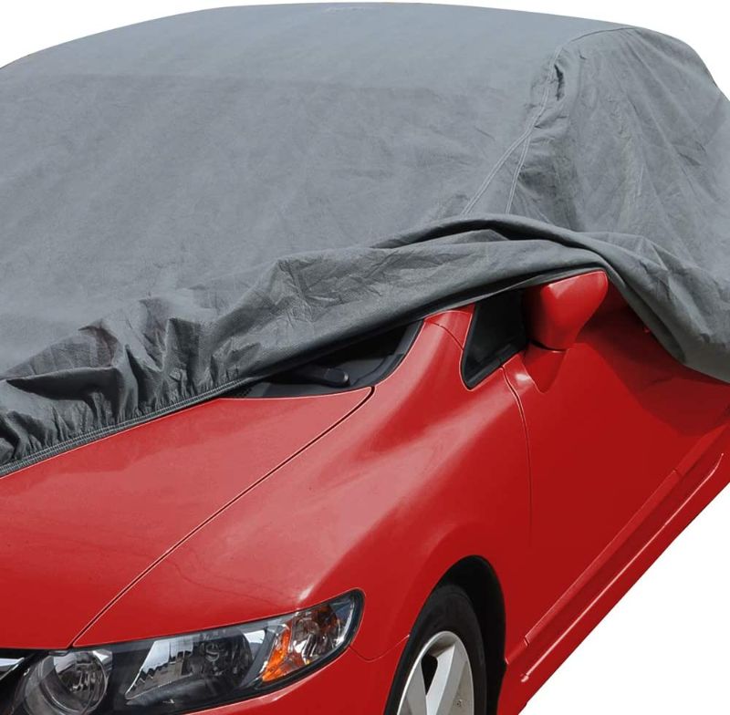 Photo 1 of Motor Trend 4-Layer 4-Season Waterproof Car Cover All Weather Water-proof Outdoor UV Protection for Heavy Duty Use Full Cover for Cars Up-L