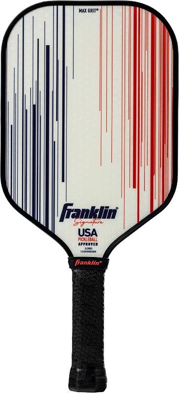 Photo 1 of Franklin Sports Pro Pickleball Paddles - Signature Series Pro Pickleball Paddle with MaxGrit Surface - USA Pickleball (USAPA) Approved Tournament Pickleball...
