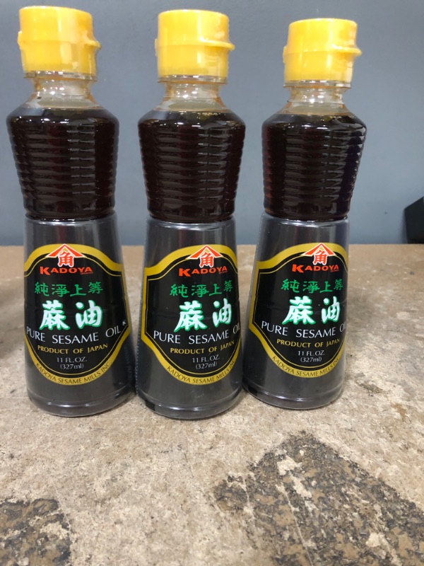 Photo 2 of *EXPIRE June 2023*
Kadoya Pure Sesame Oil, 11-Ounce Bottle (Pack of 3)
