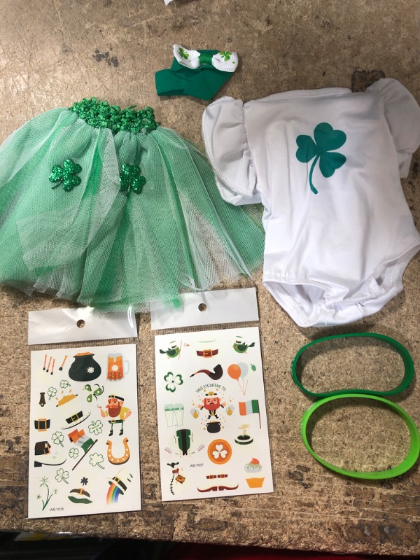 Photo 1 of 18 inch doll clothes and accessories - st. patrick's day 