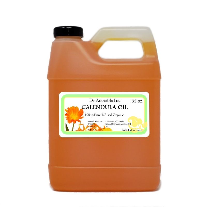 Photo 1 of  Dr.Adorable - Calendula Infused Oil 100% Pure Organic Cold Pressed Natural 32 oz
