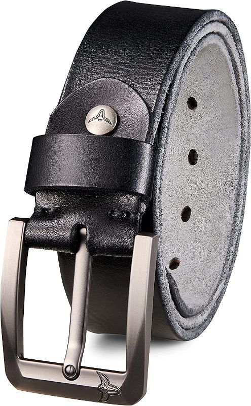 Photo 1 of KEEZA LEGEND BULL Men's Genuine Leather Belt, 1.5 inch Wide Casual Dress Belt, Classic and Fashion Design for Jeans Belt ,SIZE a5-44