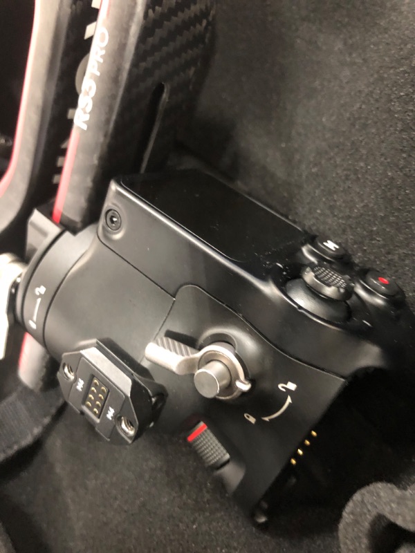 Photo 4 of **UNABLE TO TEST*MISSING PARTS** DJI RS 3 Pro Combo, 3-Axis Gimbal Stabilizer for DSLR and Cinema Cameras Canon/Sony/Panasonic/Nikon/Fujifilm/BMPCC, Automated Axis Locks, Carbon Fiber Arms, Includes Ronin Image Transmitter and More