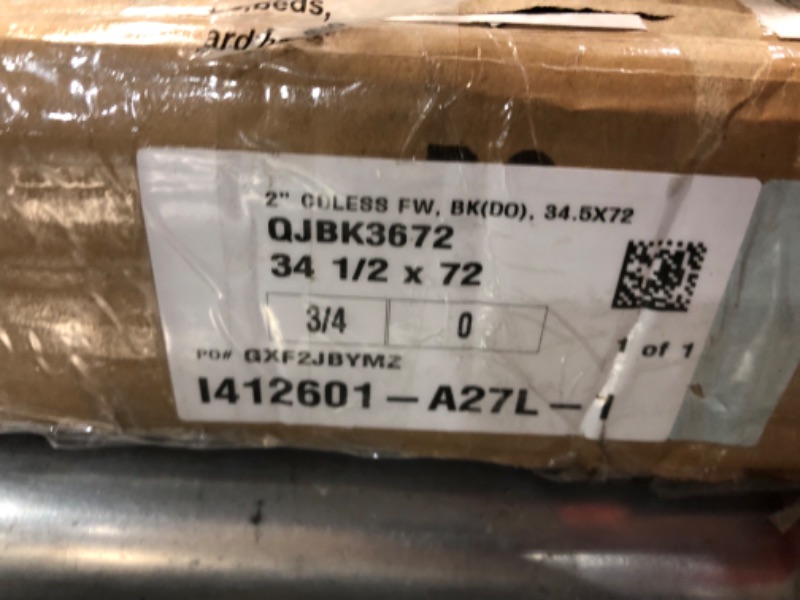 Photo 1 of 2" cordless fw, bk (do)34.5"x 72 qjbk3672