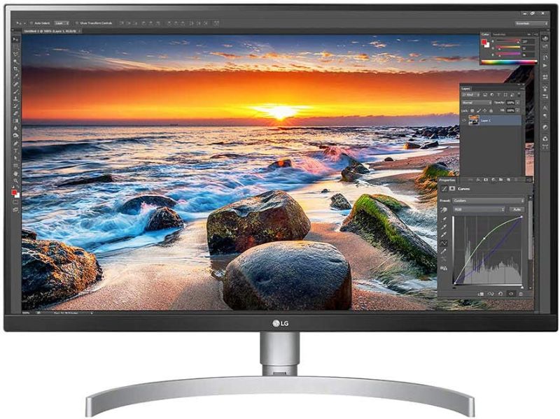 Photo 1 of LG 273840x2160 IPS, HDMI Dp USB3.0 USB-C, TILT Pivot Height Adjust, Freesync Vesahd 